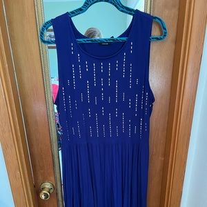 Blue Swing Simple Dress